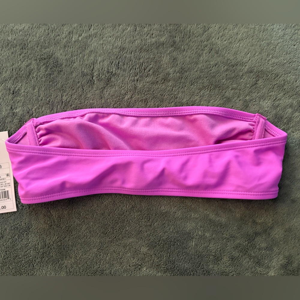 🩷wild fable • hot orchid bandeau top • S (4-6) • NWT - Picture 2 of 6